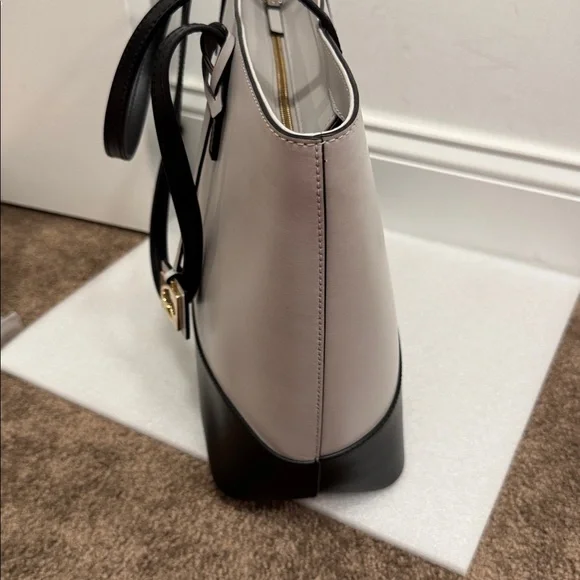 Kate Spade Sawyer Street Large Tote bag gray and black leather - Picture 2 of 9